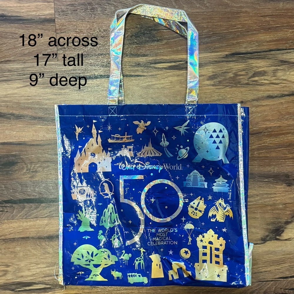 Disney 50th anniversary - Blue and Silver Celebration Tote
